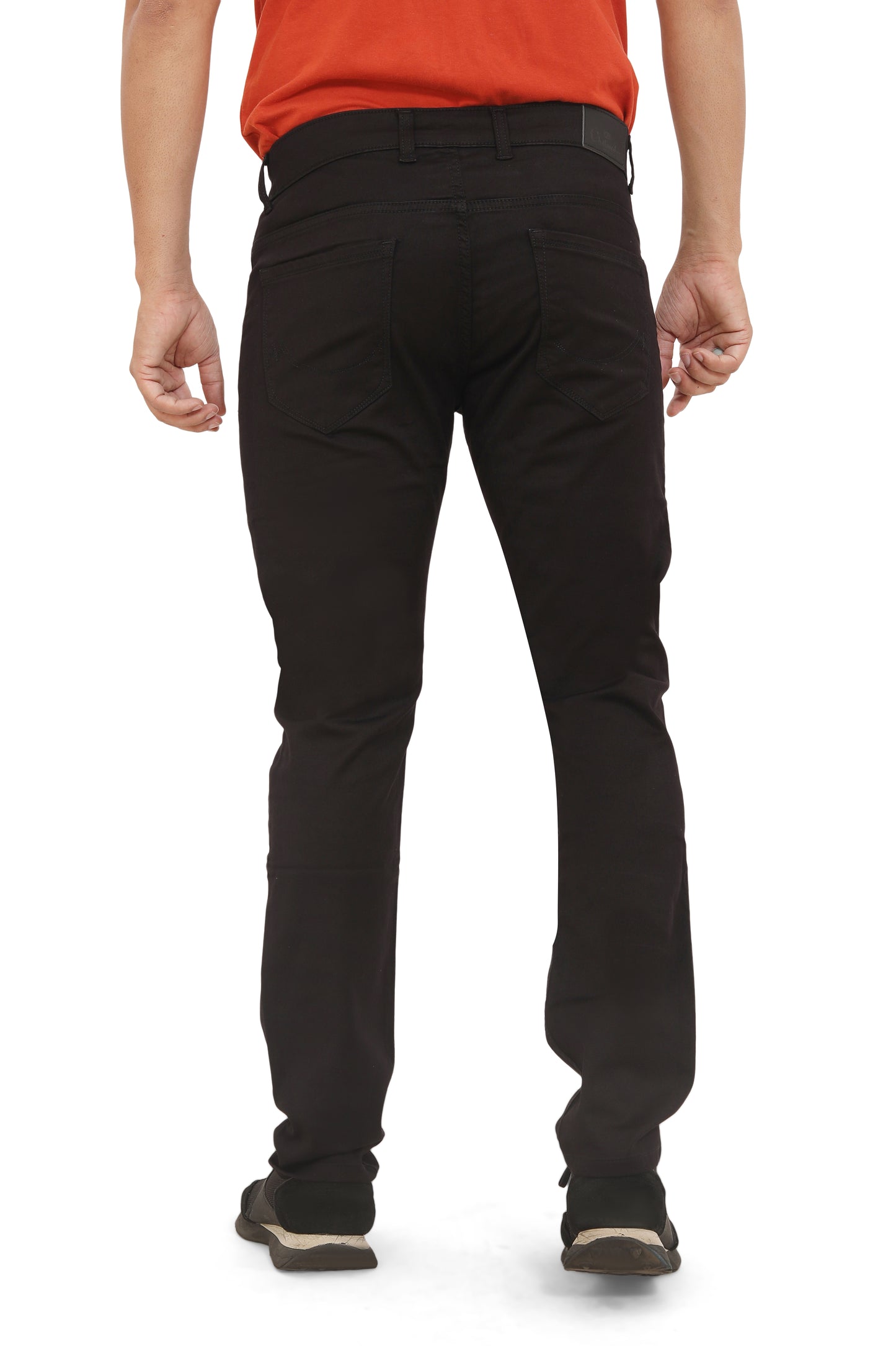 Men's Slim Fit Ankle Length Black Stretchable Denim Jeans 479