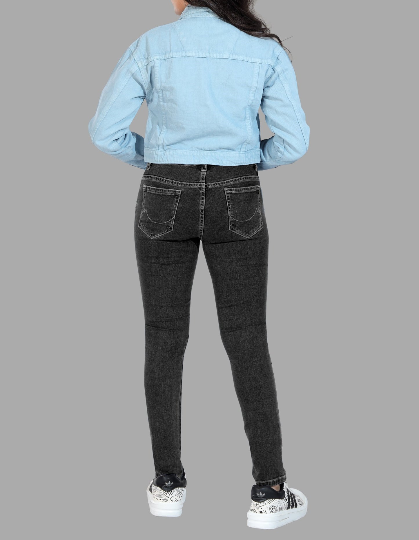 Girl's Turkish Blue Denim Jacket - Stylish & Comfortable 100% Cotton Outerwear 7002